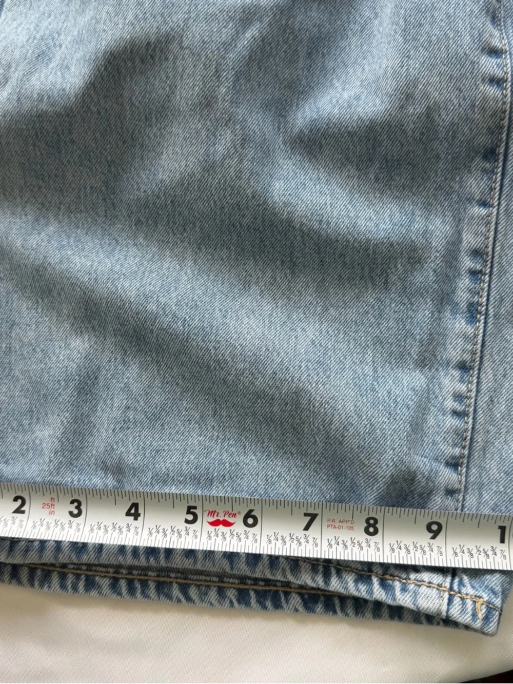 Old Navy high rise baggy wide leg jeans women’s 8 light blue wash EUC‎ - Picture 10 of 11